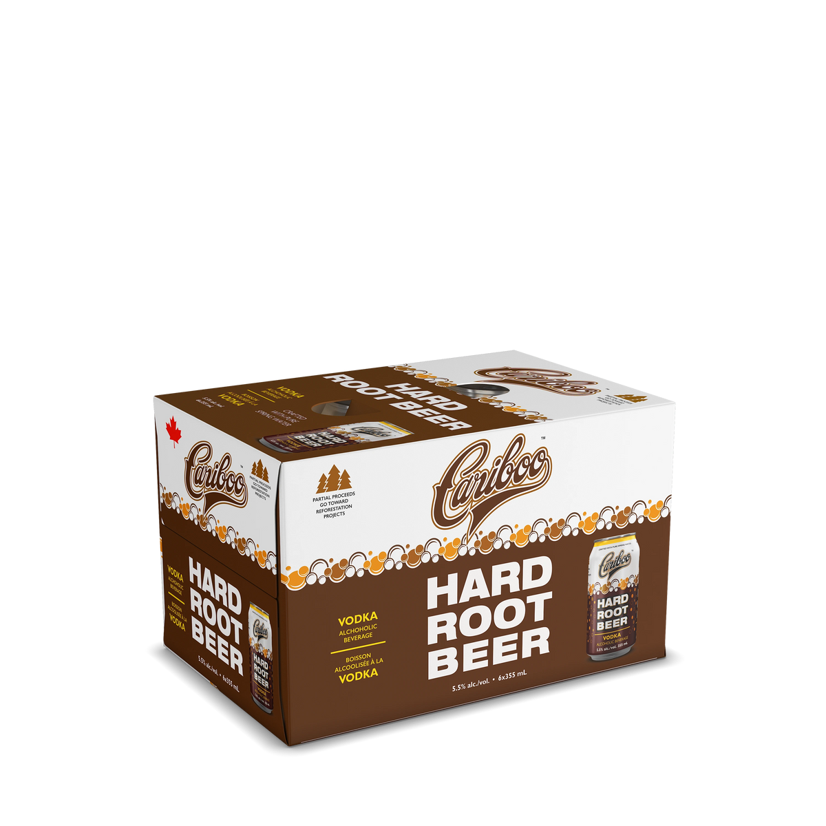 CARIBOO HARD ROOT BEER 355ML 6PK CAN