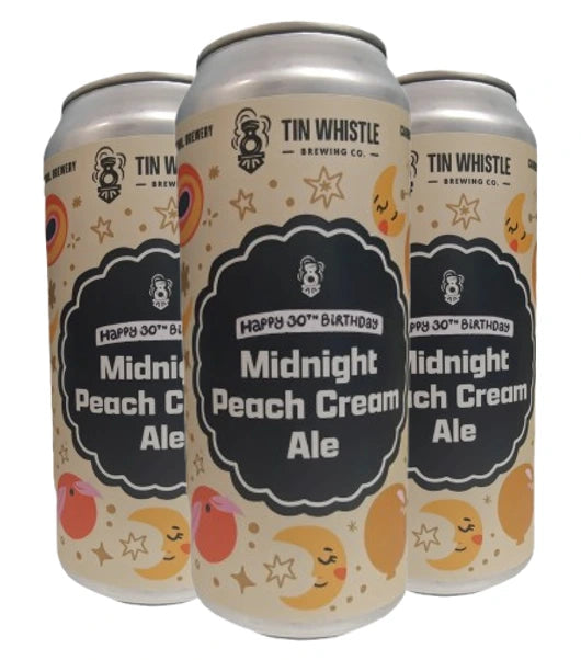 TIN WHISTLE MIDNIGHT PEACH CREAM ALE 473ML 4PK CAN
