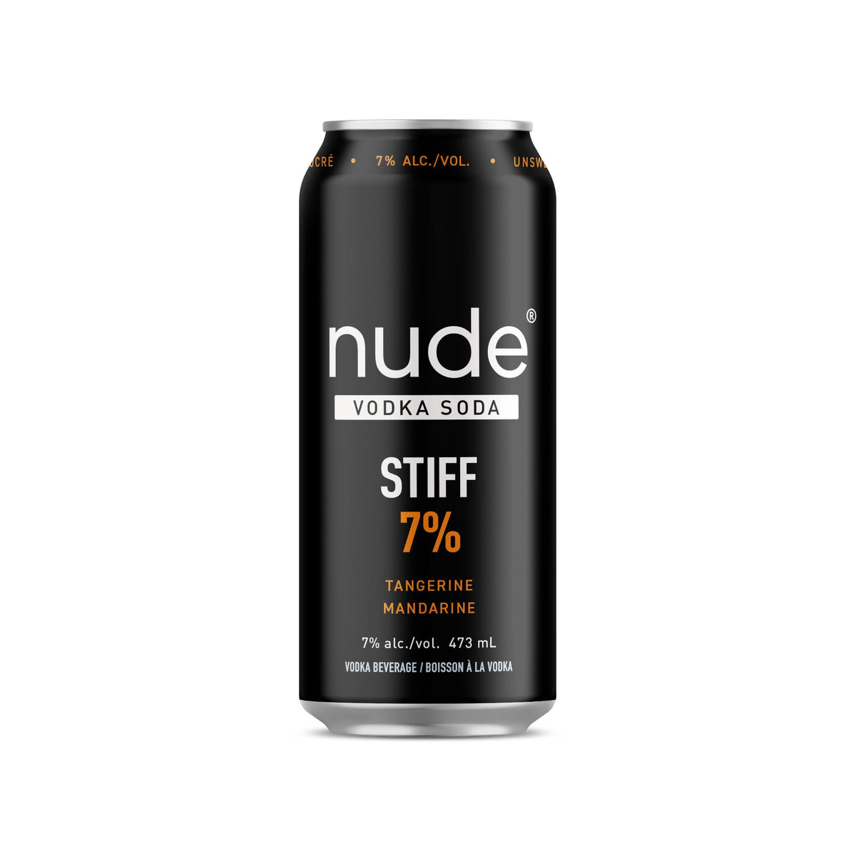 NUDE VODKA SODA STIFF 7% TANGERINE 473ML CAN