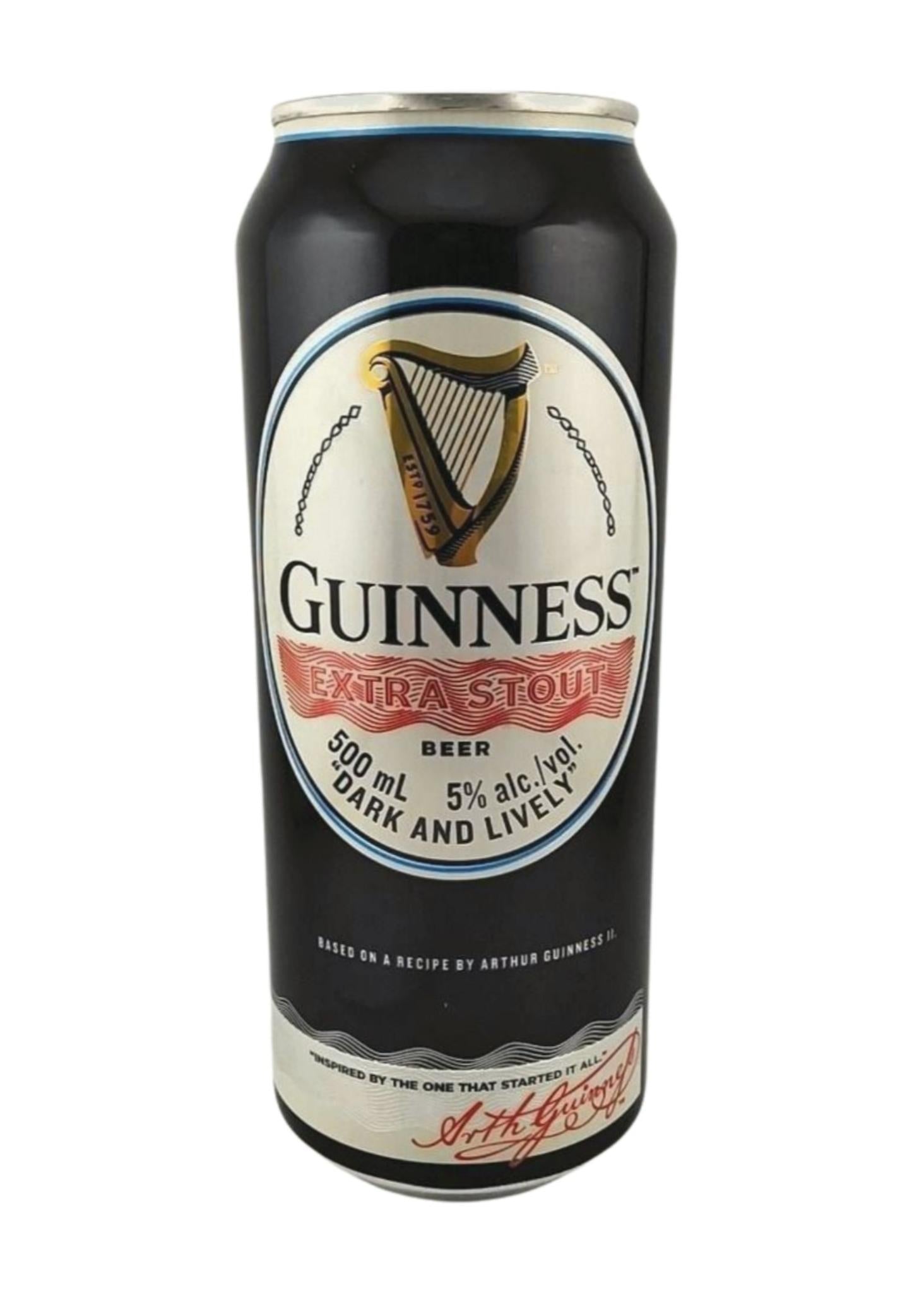 GUINNESS EXTRA STOUT 500ML CAN