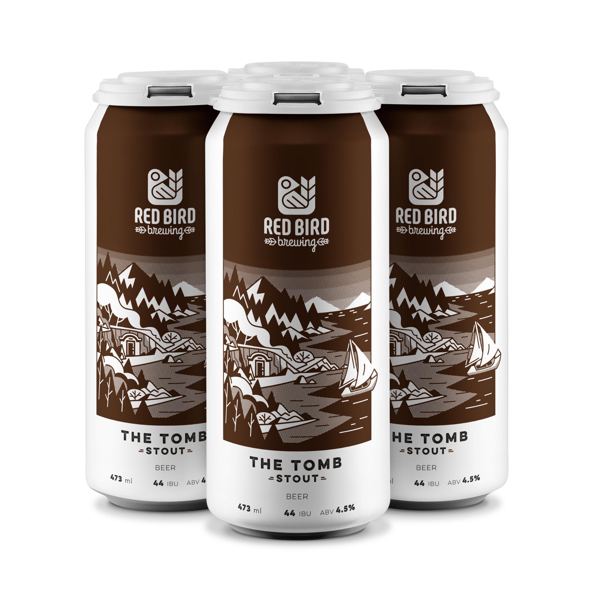 RED BIRD THE TOMB STOUT 473ML 4PK CAN