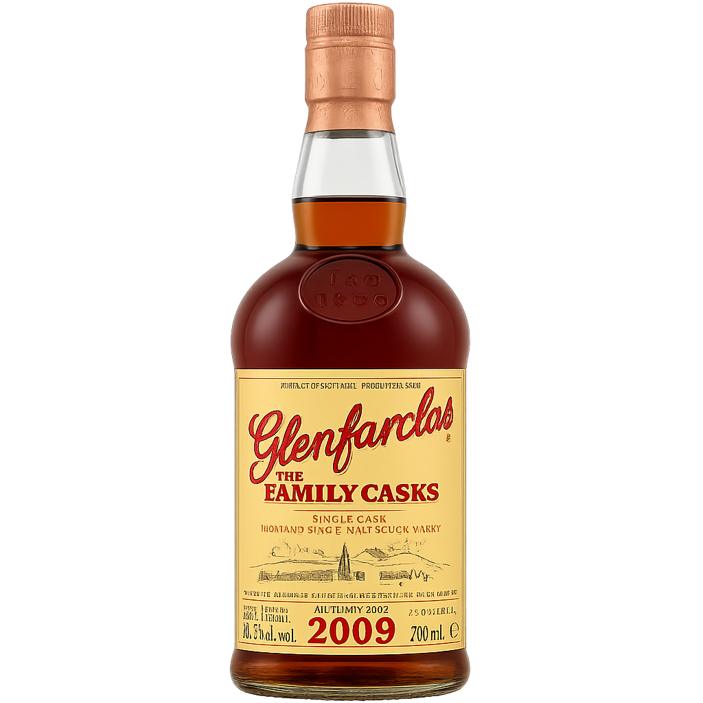 GLENFARCLAS FAMILY CASK 2009 CASK 1118 A25 700ML