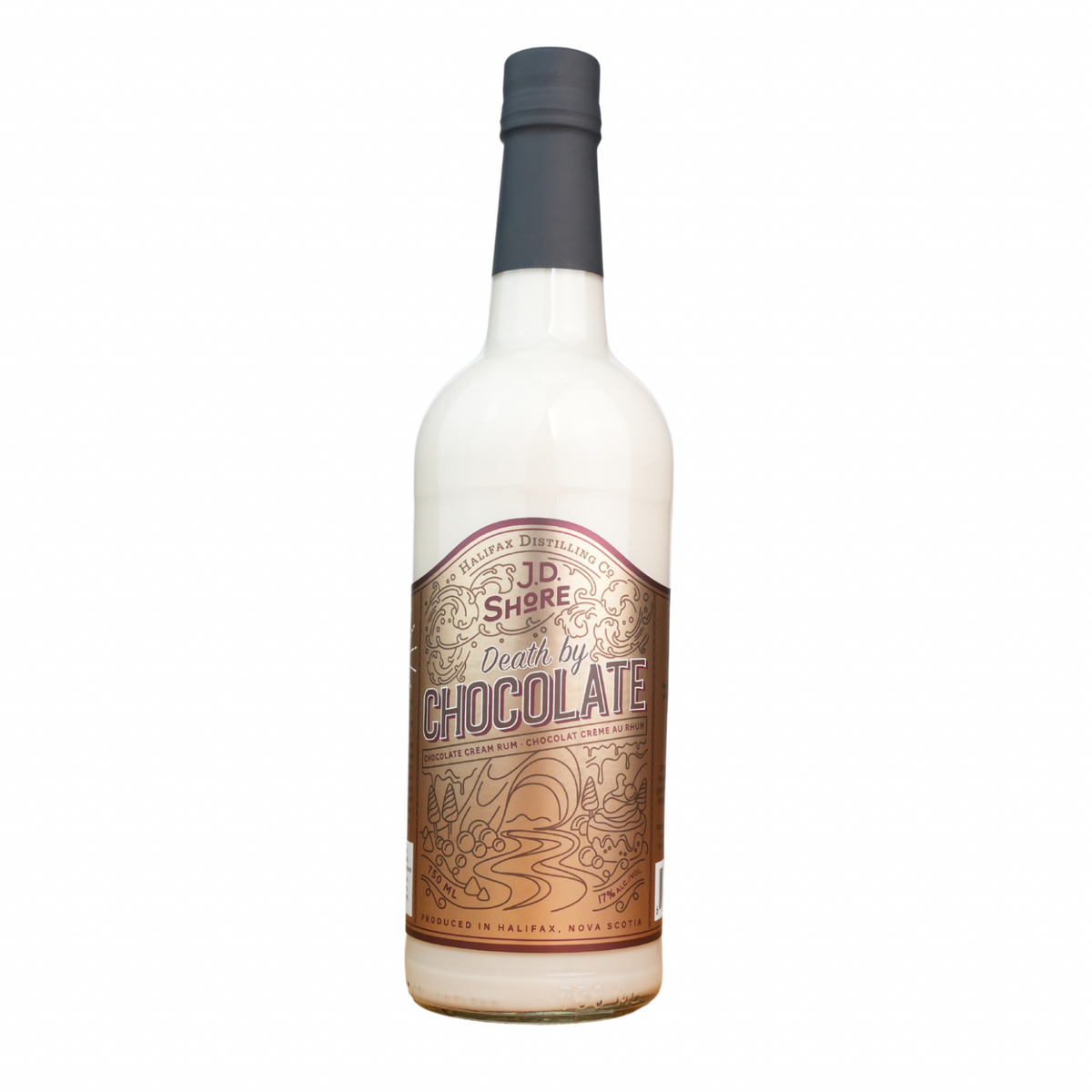 JD SHORE DEATH BY CHOCOLATE RUM CREAM 750ML