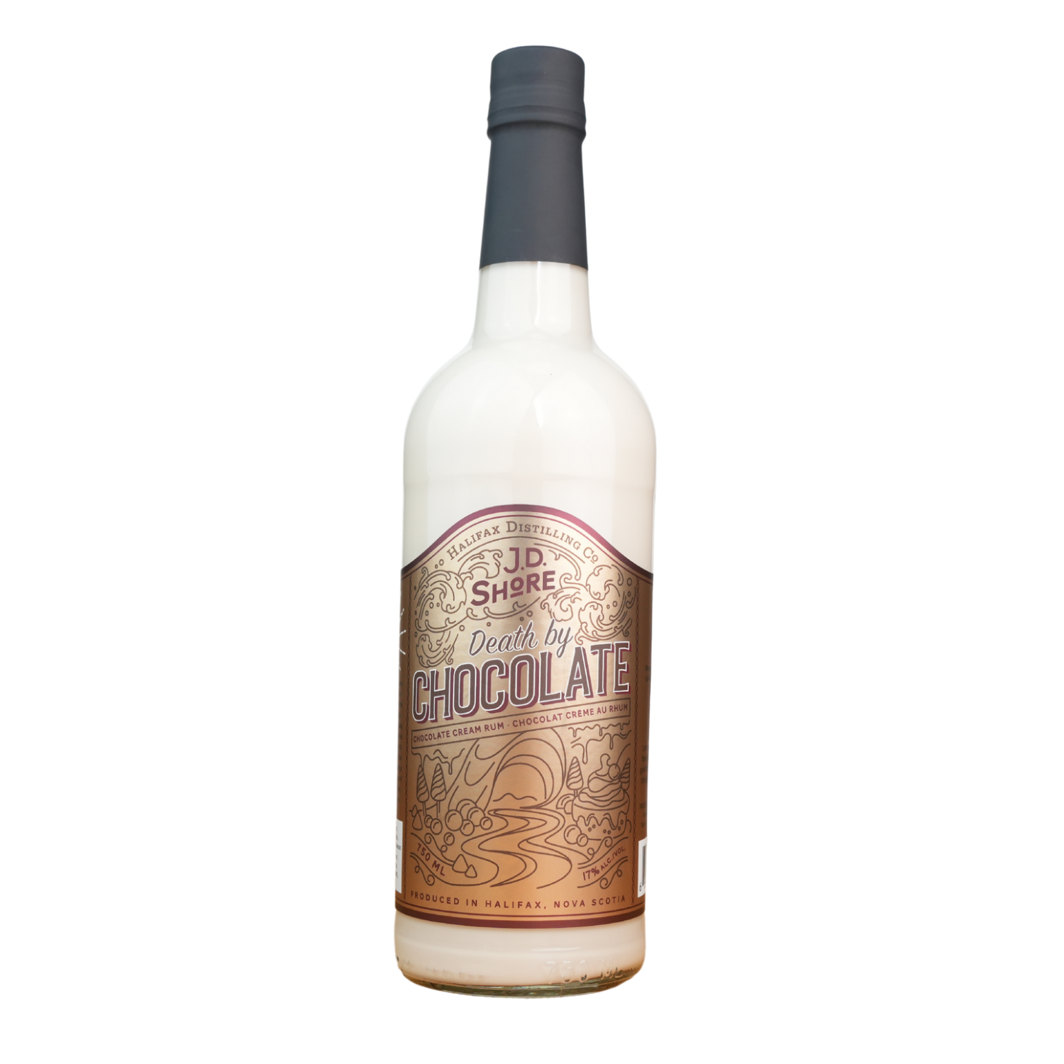 JD SHORE DEATH BY CHOCOLATE RUM CREAM 750ML