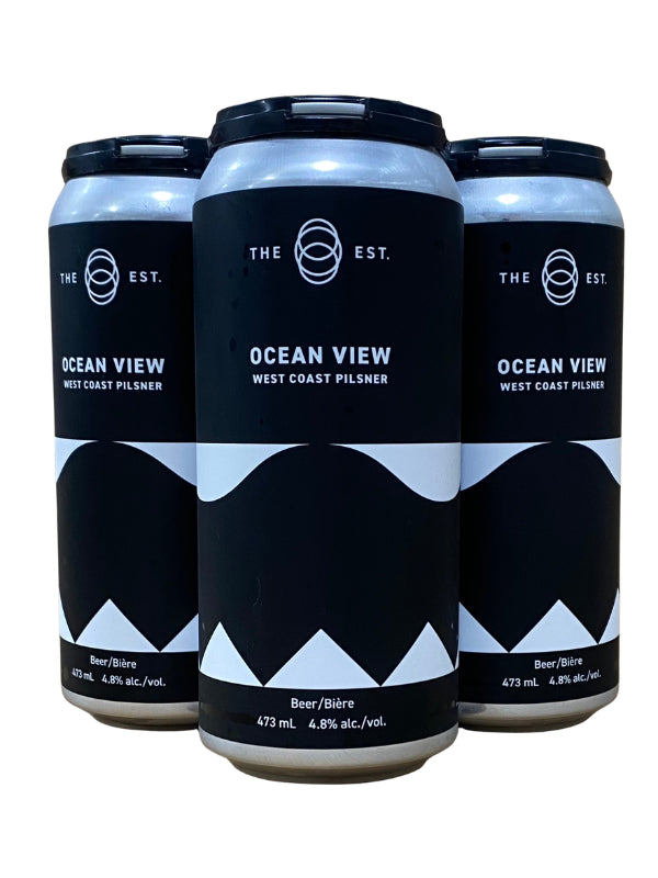 ESTABLISHMENT BREWING OCEAN VIEW WC PILSNER 473ML 4PK CAN