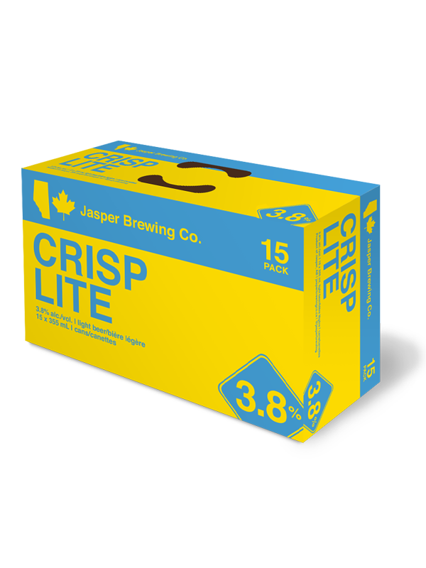 JASPER CRISP PILS LITE 355ML 15PK CAN