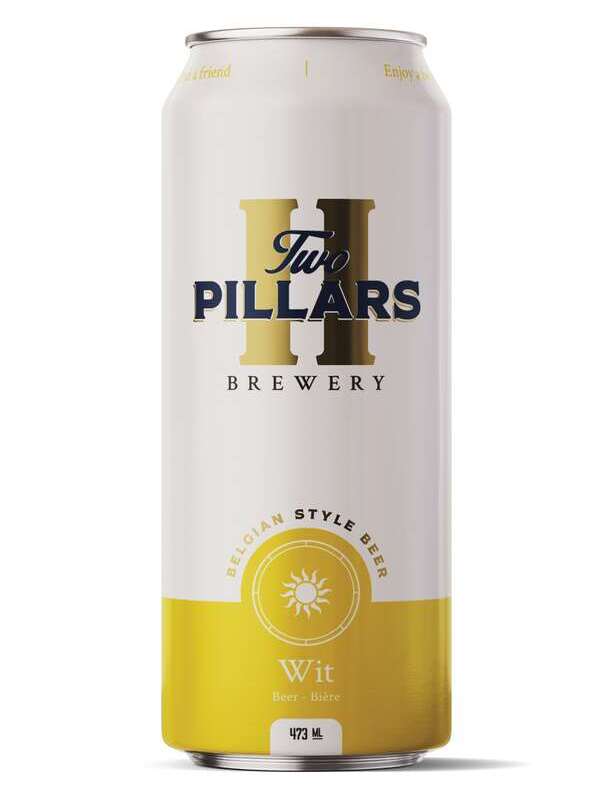 TWO PILLARS BREWERY WIT 473ML 4PK CAN