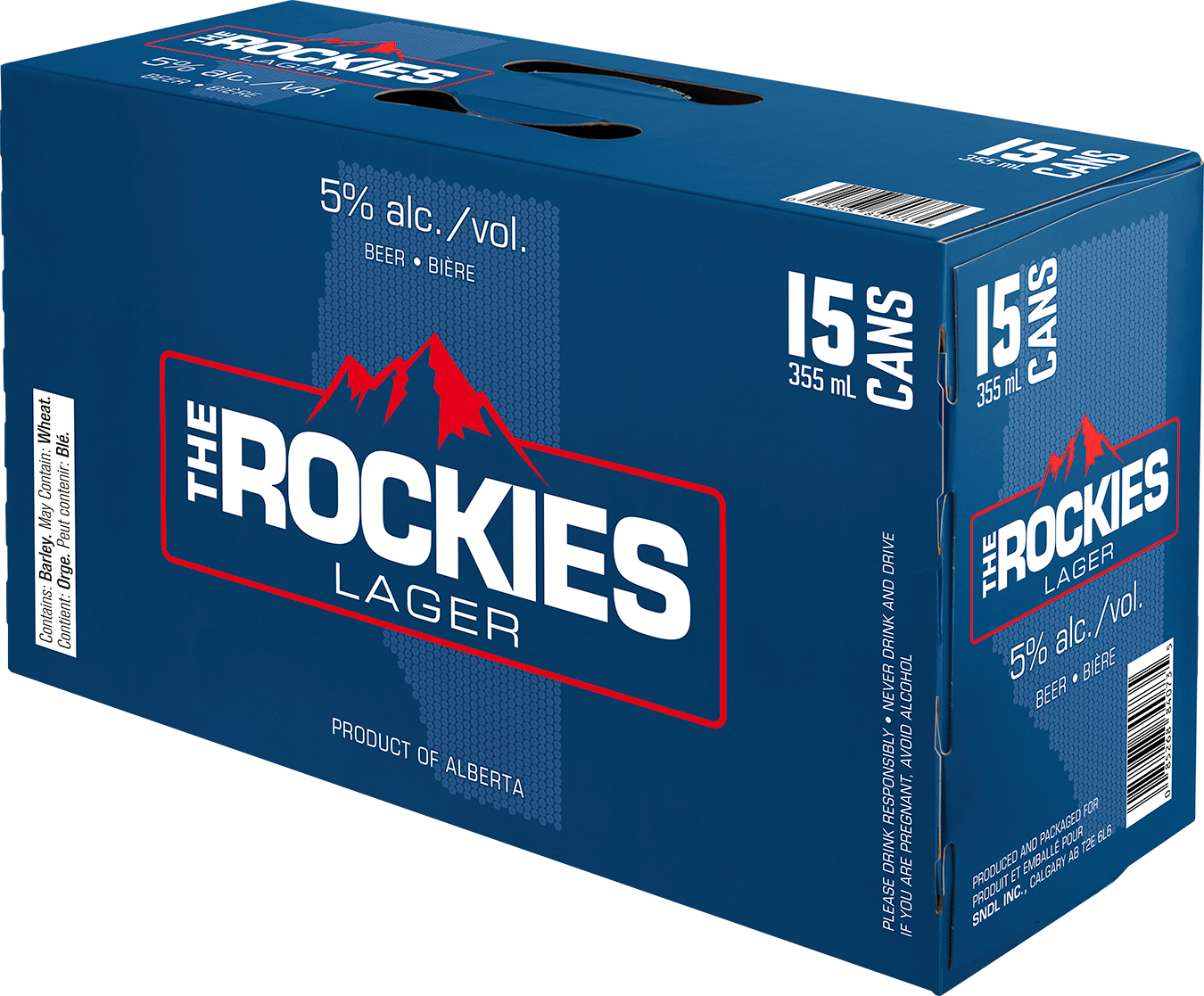 ROCKIES LAGER 355ML 15PK CAN