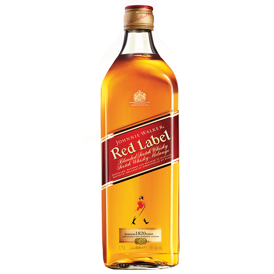 JOHNNIE WALKER RED LABEL SCOTCH WHISKY 1.75L