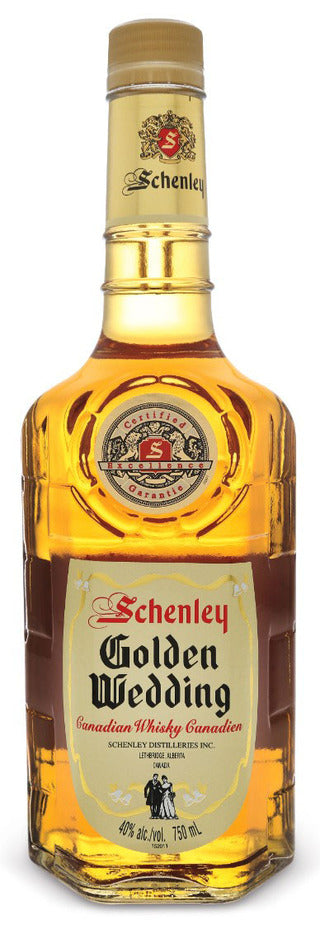 SCHENLEY GOLDEN WEDDING CANADIAN WHISKY 750ML