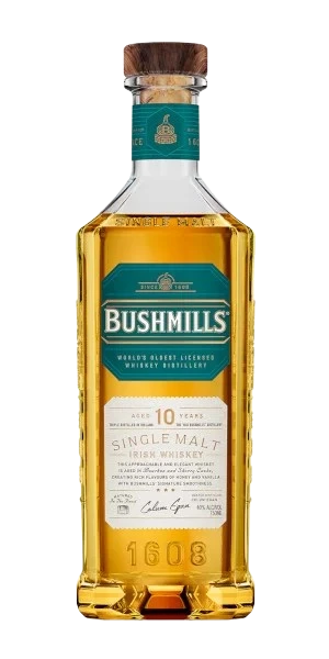 BUSHMILLS 10YR IRISH WHISKY 750ML