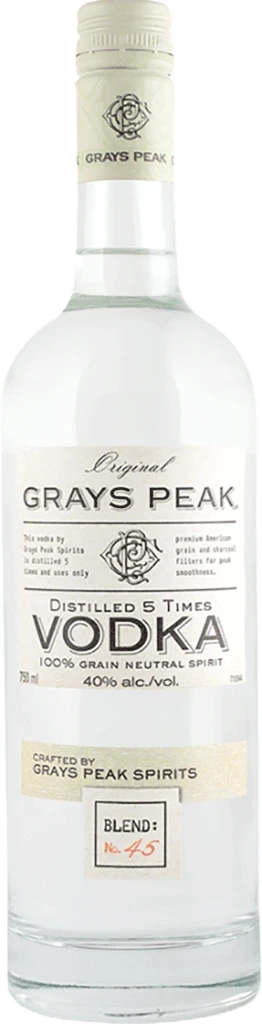 GRAYS PEAK VODKA 750ML