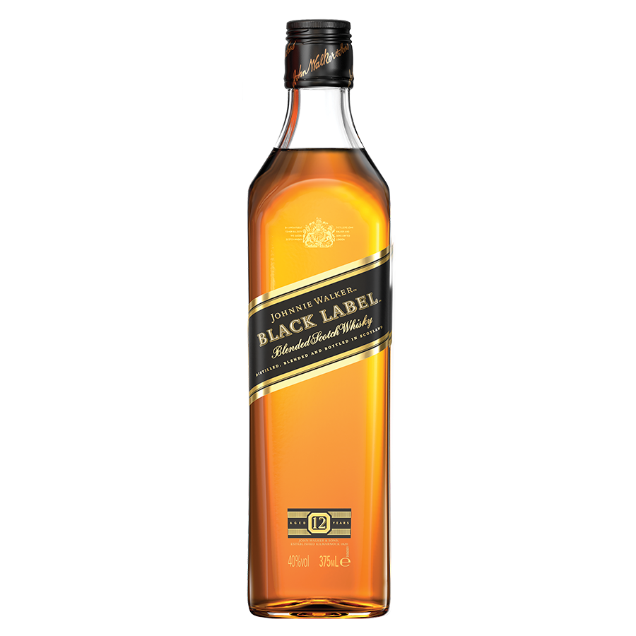 JOHNNIE WALKER BLACK LABEL 375ML