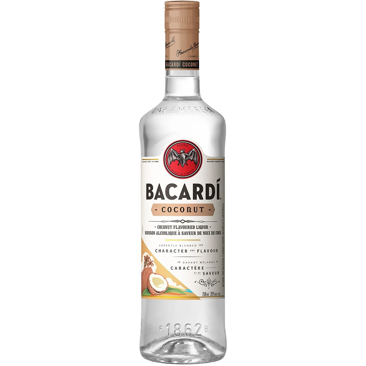 BACARDI COCONUT RUM 750ML @ MacTaggart Ridge [1000205]
