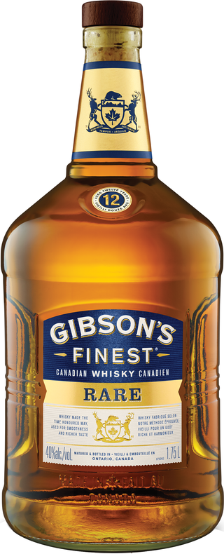 GIBSONS FINEST RARE 12YR CANADIAN WHISKY 1.75L