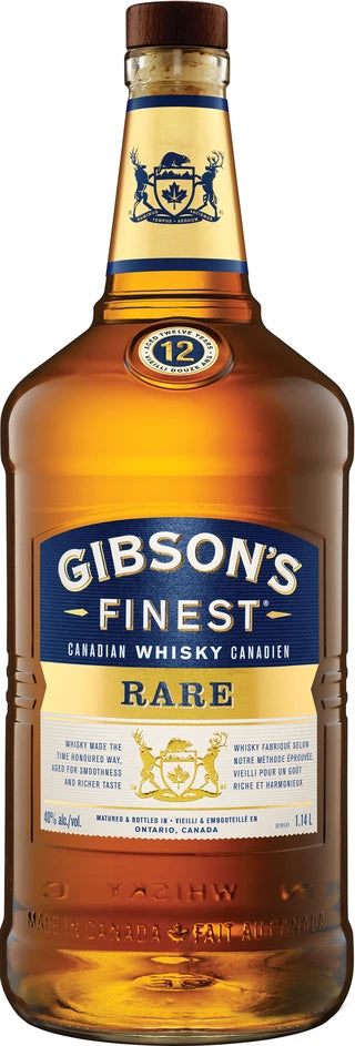 GIBSONS FINEST RARE 12YR CANADIAN WHISKY 1.14L