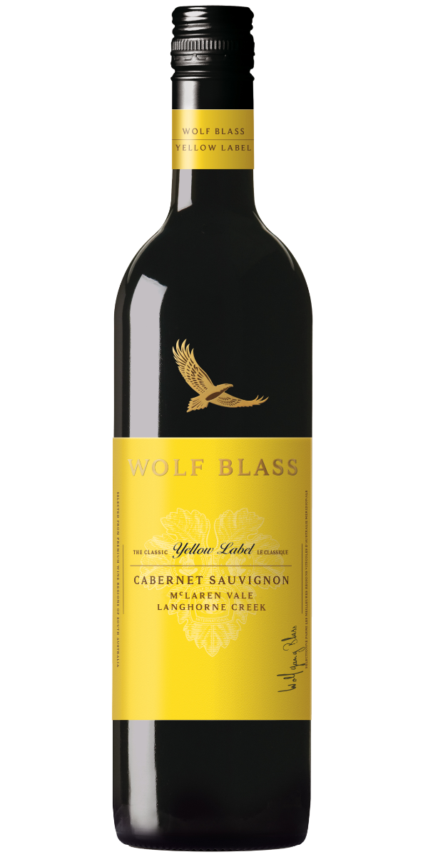 WOLF BLASS YELLOW LABEL CABERNET SAUVIGNON 750ML