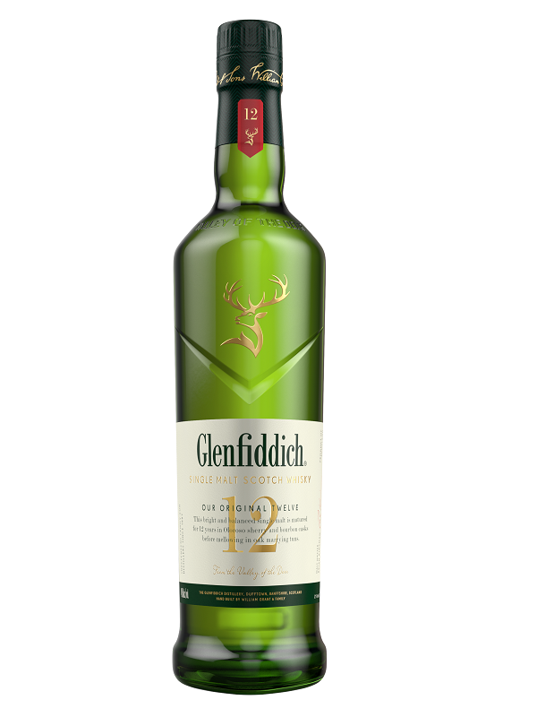 GLENFIDDICH 12YR SINGLE MALT SCOTCH WHISKY 375ML