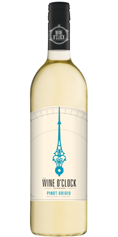 WINE O CLOCK PINOT GRIGIO 750ML