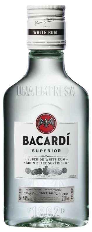 BACARDI WHITE RUM 200ML @ Kelowna [1000315]