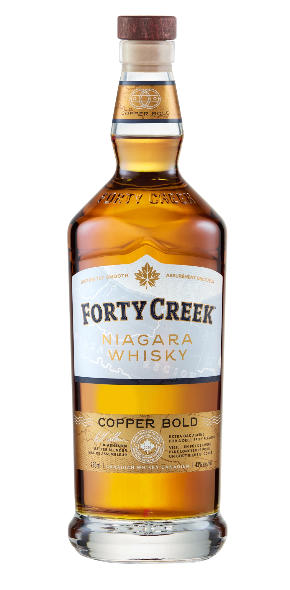 FORTY CREEK COPPER BOLD CANADIAN WHISKY 750ML @ Kelowna [1000335]