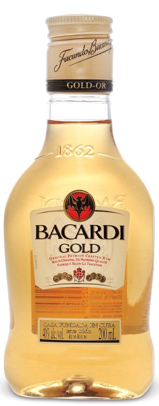 BACARDI GOLD RUM 200ML
