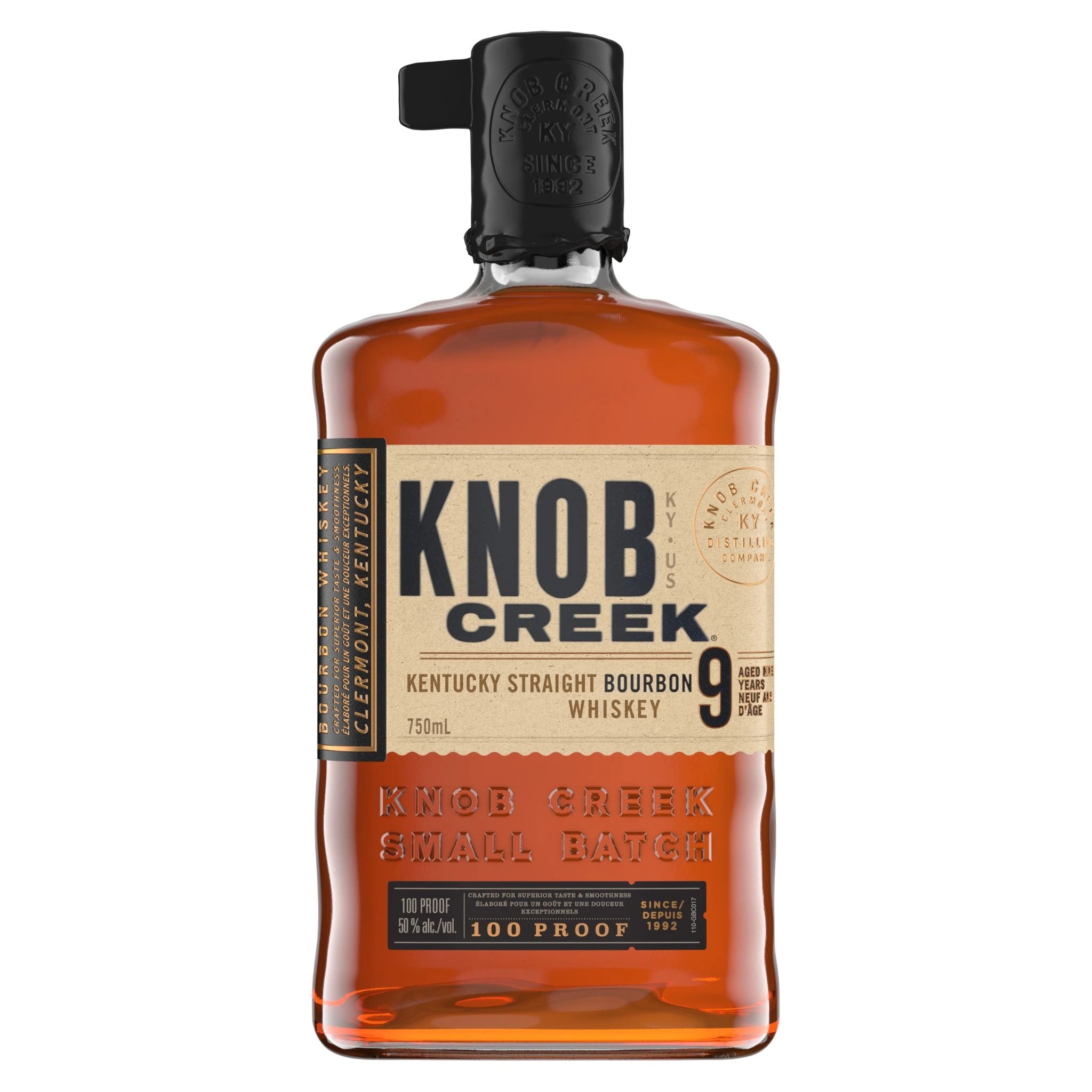 KNOB CREEK 9YR BOURBON 750ML