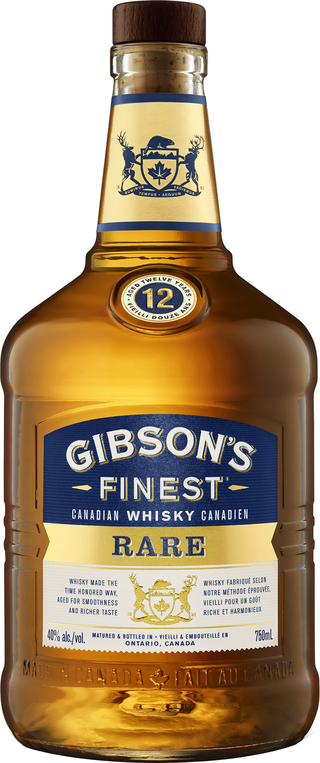 GIBSONS FINEST RARE 12YR CANADIAN WHISKY 750ML