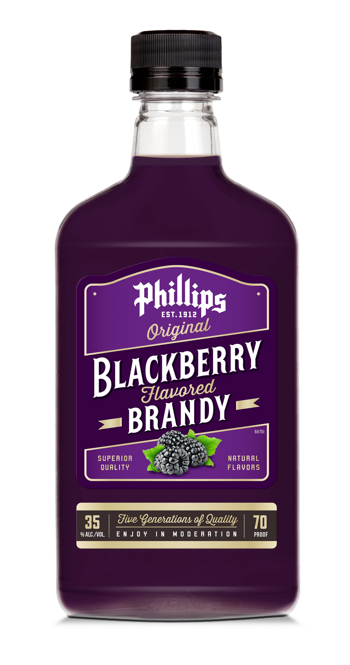 PHILLIPS BLACKBERRY BRANDY 375ML