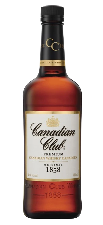 CANADIAN CLUB CANADIAN WHISKY 750ML