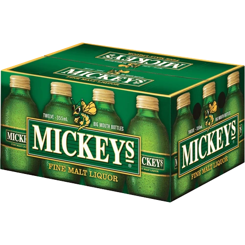 MICKEYS LAGER 355ML 12PK BT
