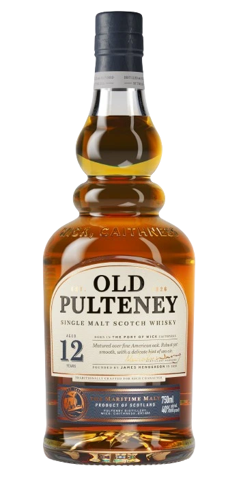 OLD PULTENEY 12YR SINGLE MALT SCOTCH 750ML