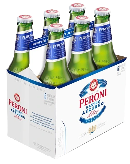 PERONI NASTRO AZZURRO 330ML 6PK BT