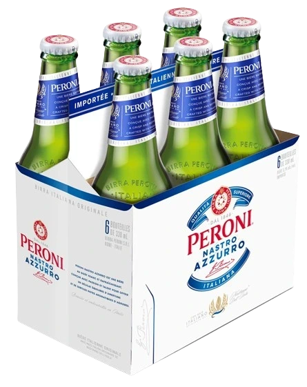 PERONI NASTRO AZZURRO 330ML 6PK BT