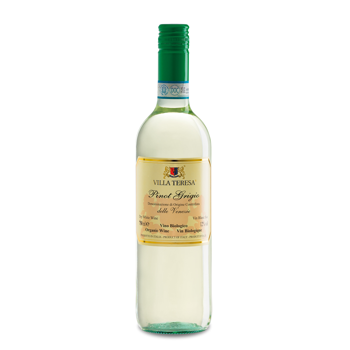 VILLA TERESA PINOT GRIGIO CERT ORG 750ML @ MacTaggart [1000742]