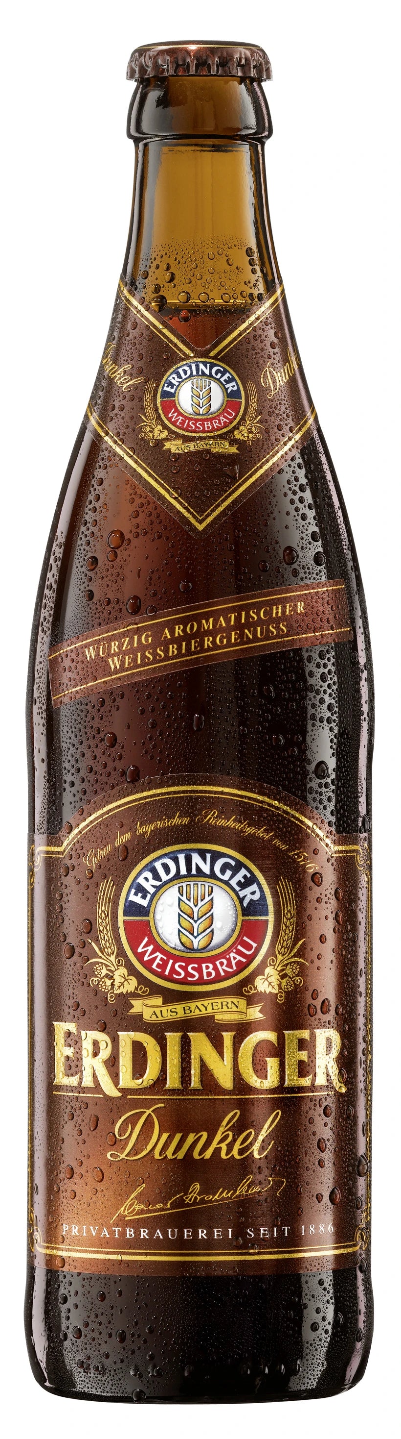 ERDINGER WEISSBIER DUNKEL 500ML BT