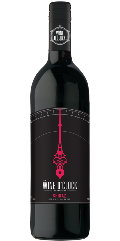 WINE O CLOCK SHIRAZ 750ML