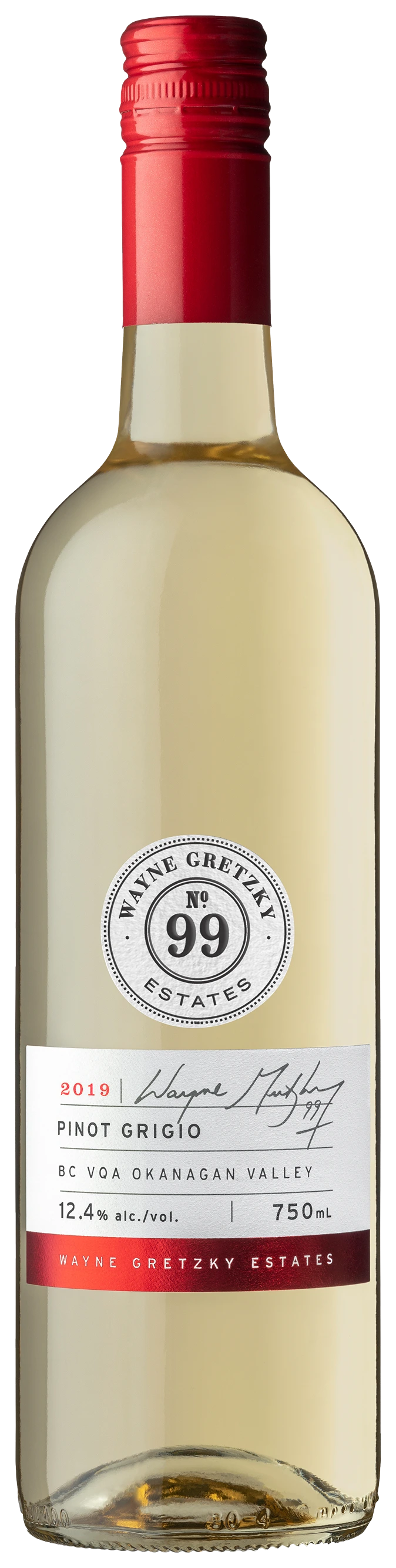WAYNE GRETZKY PINOT GRIGIO VQA 750ML @ MacTaggart [1000826]