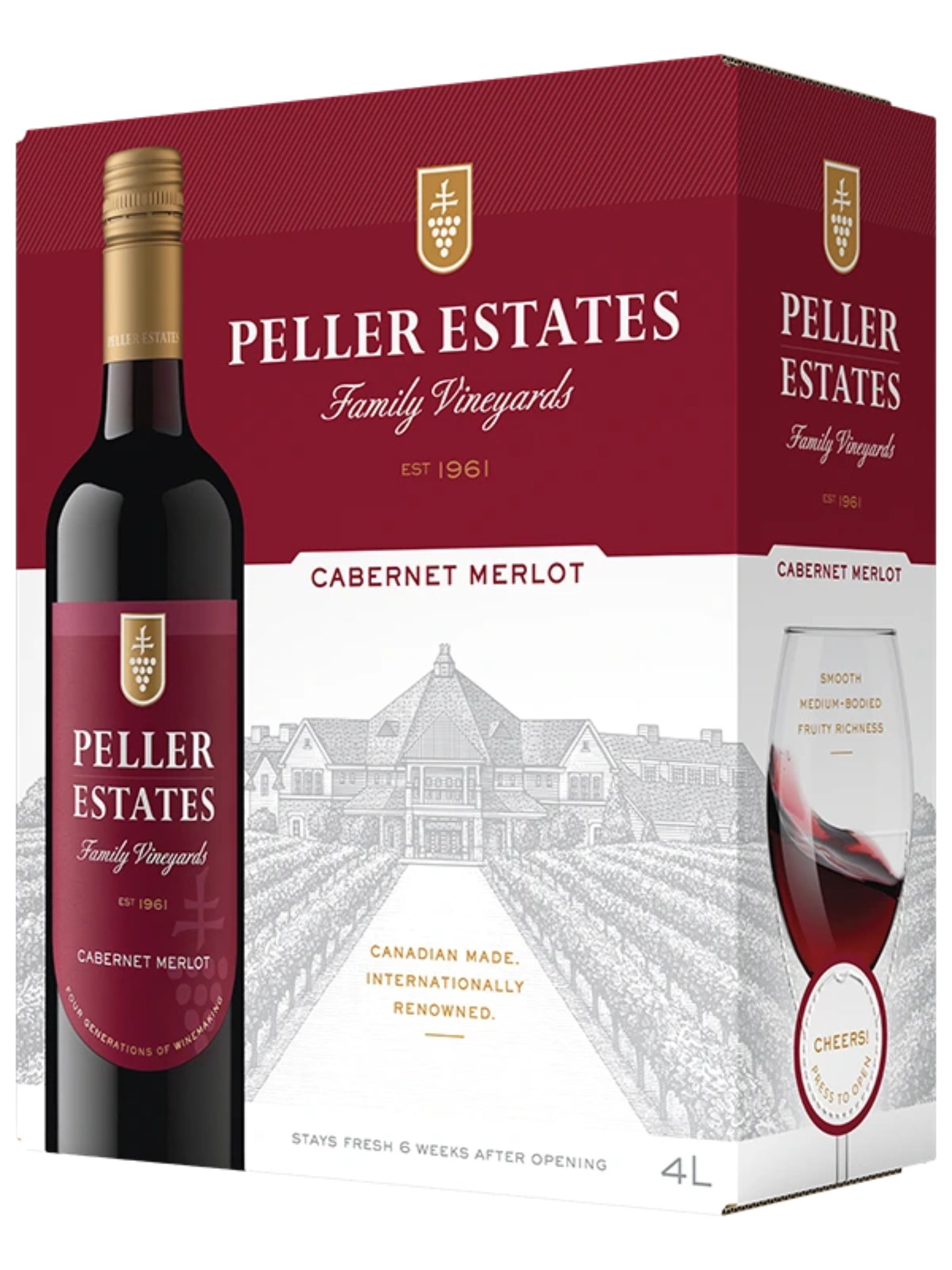 PELLER ESTATES CABERNET MERLOT 4L
