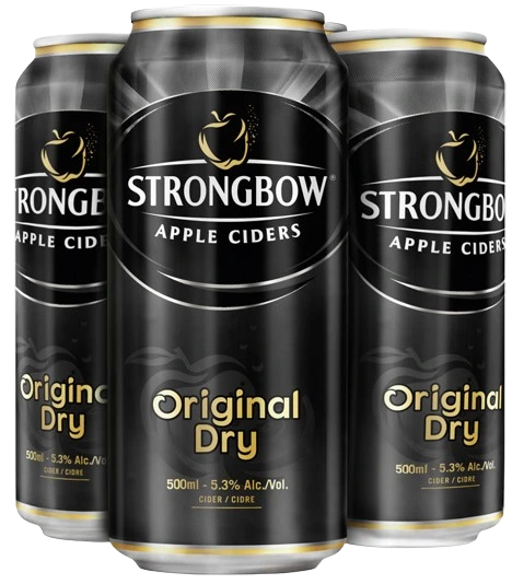 STRONGBOW CIDER 500ML 4PK CAN