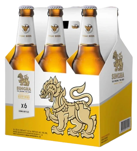 SINGHA 330ML 6PK BT