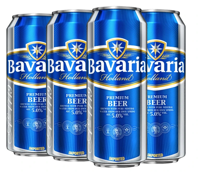 BAVARIA PREMIUM BEER 500ML 6PK CAN