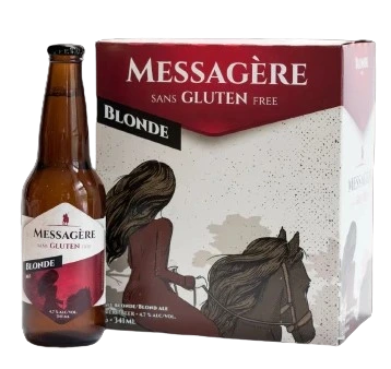 LA MESSAGERE GLUTEN FREE BEER 341ML 6PK BT