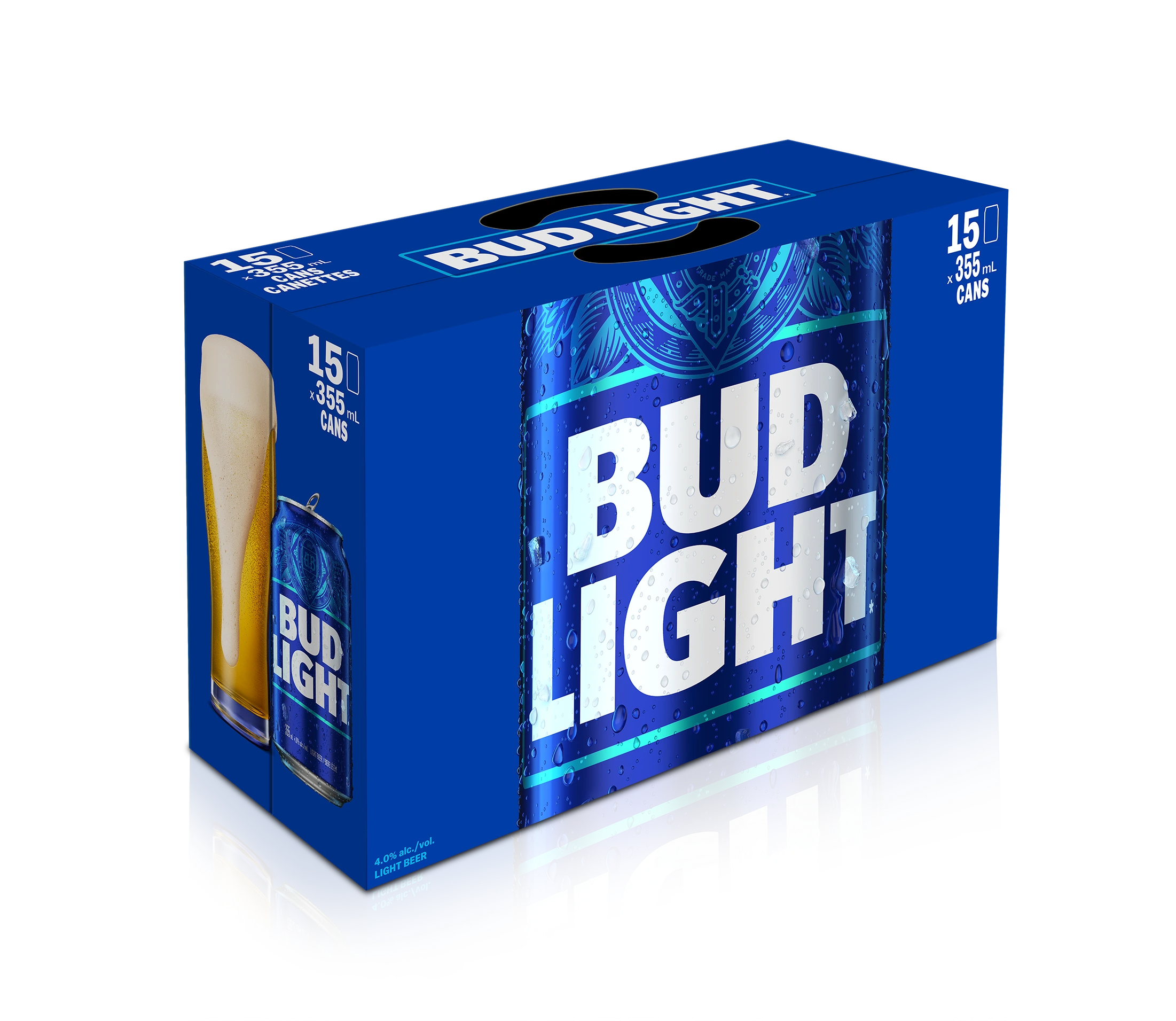 BUD LIGHT 355ML 15PK CAN