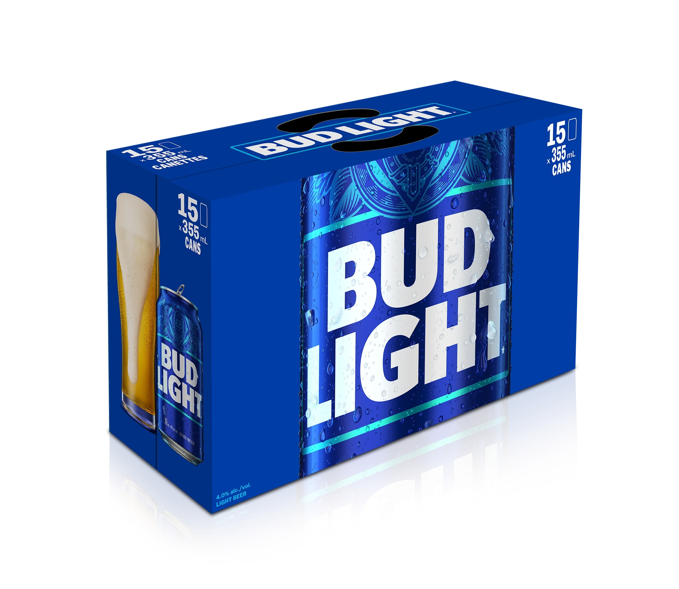 BUD LIGHT 355ML 15PK CAN