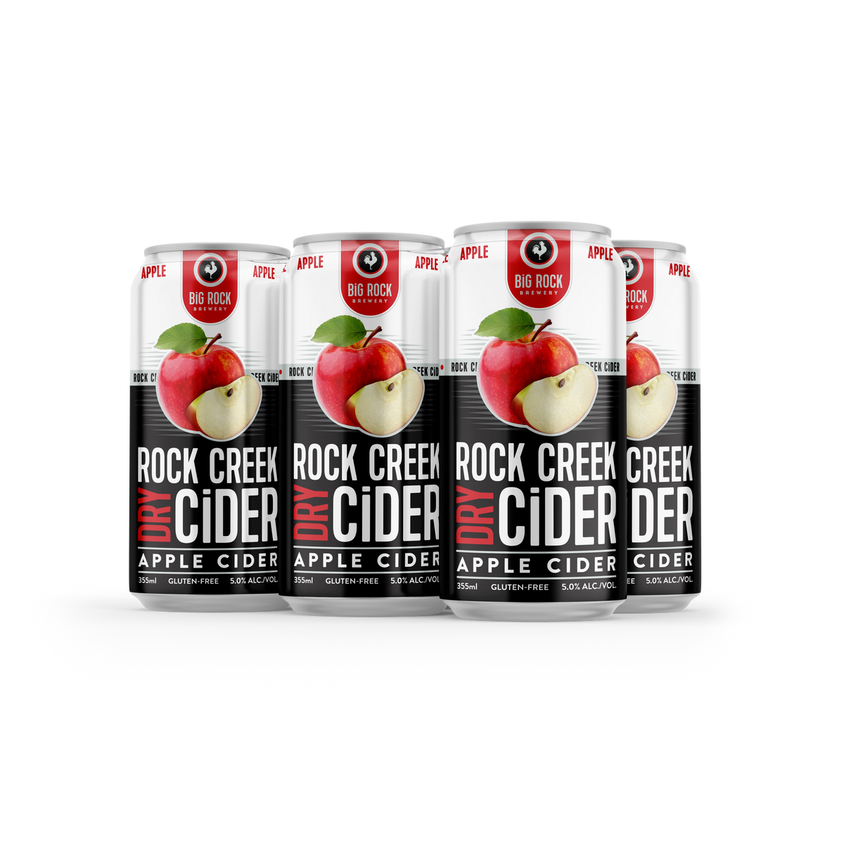 ROCK CREEK DRY APPLE CIDER 355ML 6PK CAN