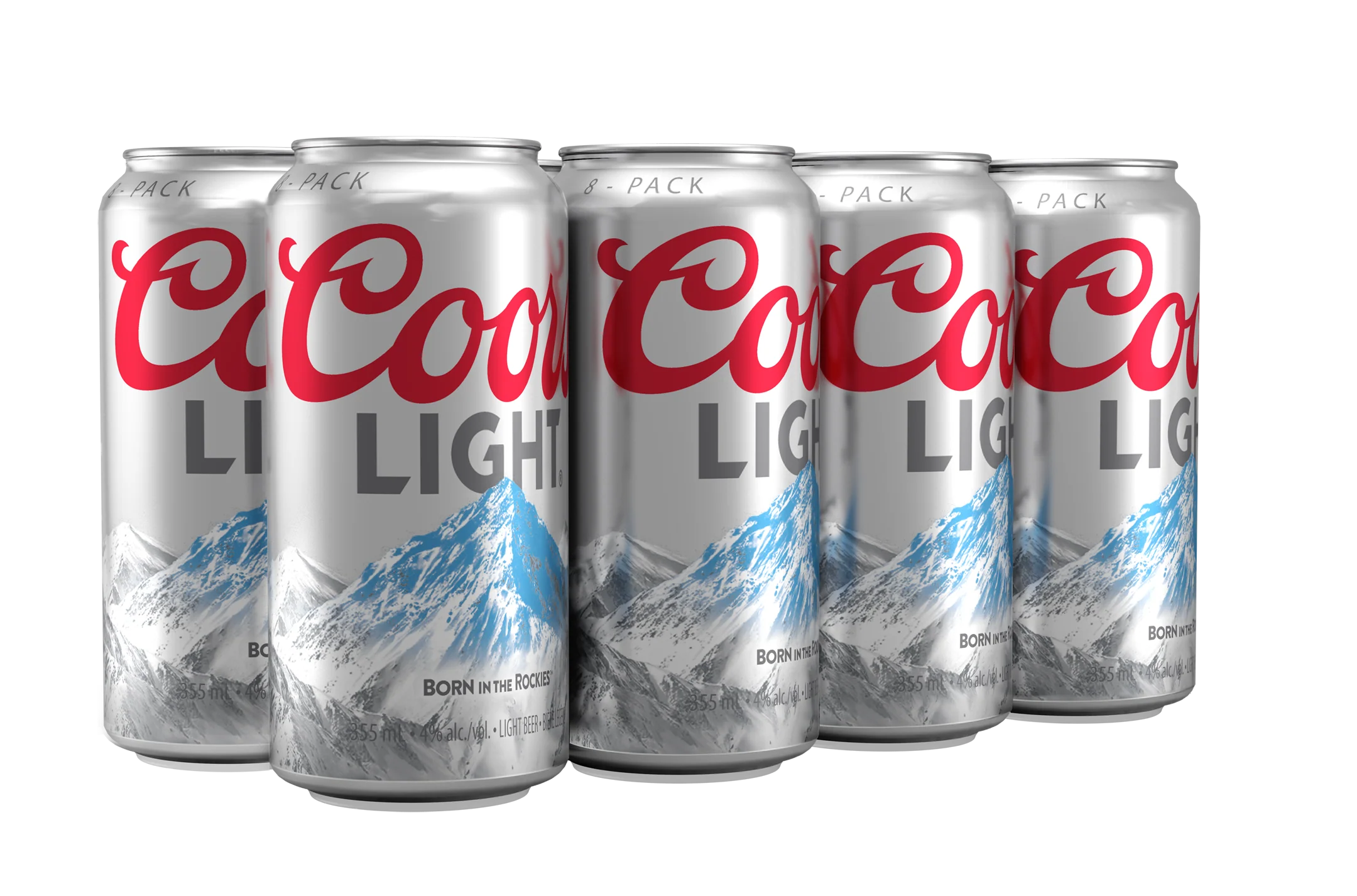 COORS LIGHT 355ML 8PK CAN