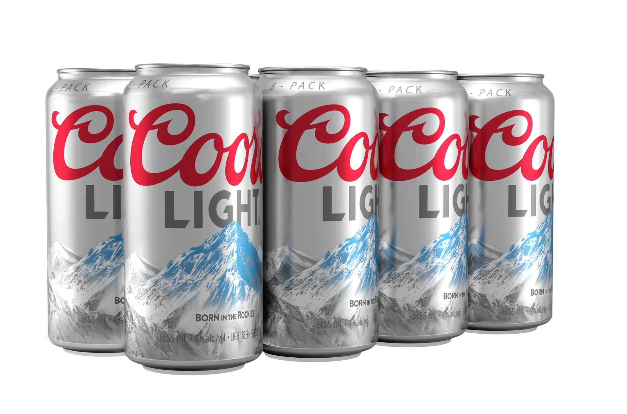 COORS LIGHT 355ML 8PK CAN