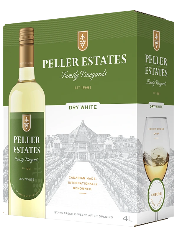 PELLER ESTATES DRY WHITE 4L @ Saskatoon [1001062]