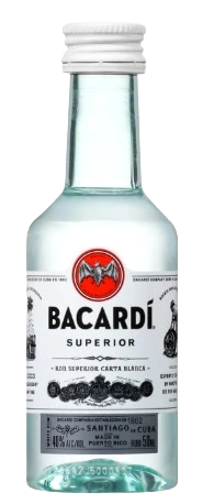 BACARDI WHITE RUM 50ML @ Kelowna [1001180]